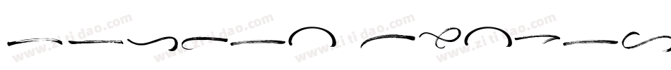 FLOWER GARDEN字体转换